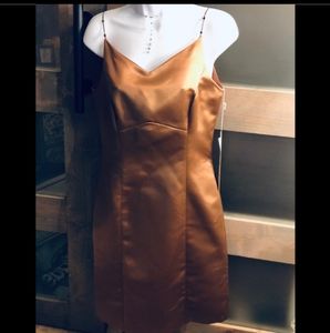 VINTAGE NWT KENAR DRESS BRONZE COLOR